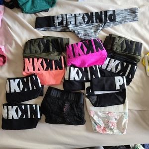 PINK victorias secret thong panties